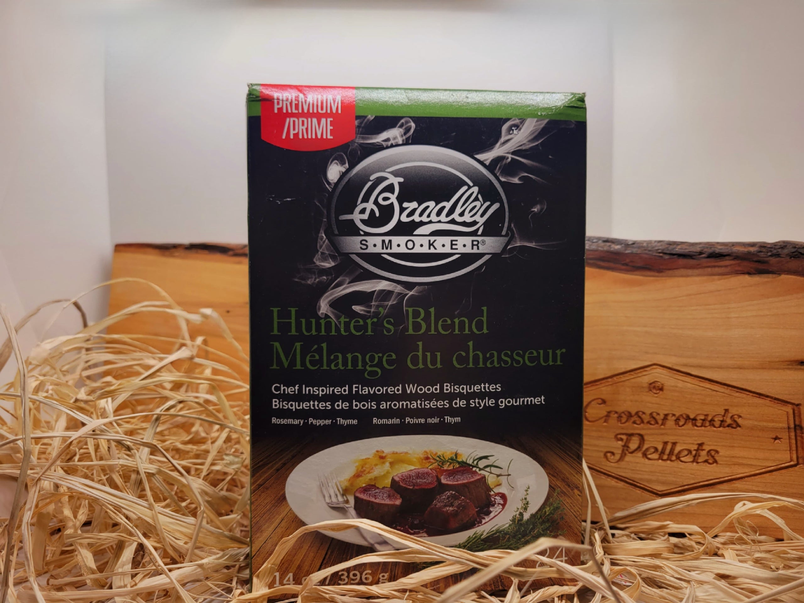 Bradley Smoker Hunters Blend Smoke Bisquettes Premium Hardwood Chips 24pk